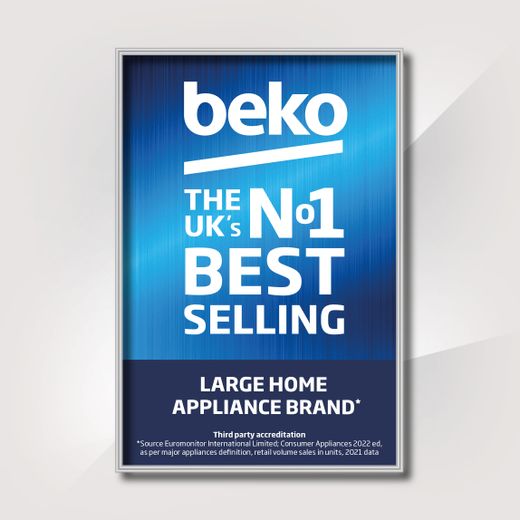 Beko HarvestFresh™ LNP4686LVW Fridge - White - Award - Beko UK no1